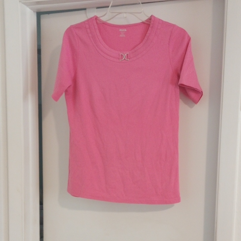 Alia Pink Short Sleeve Tee